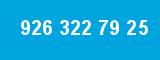 926 322 79 25